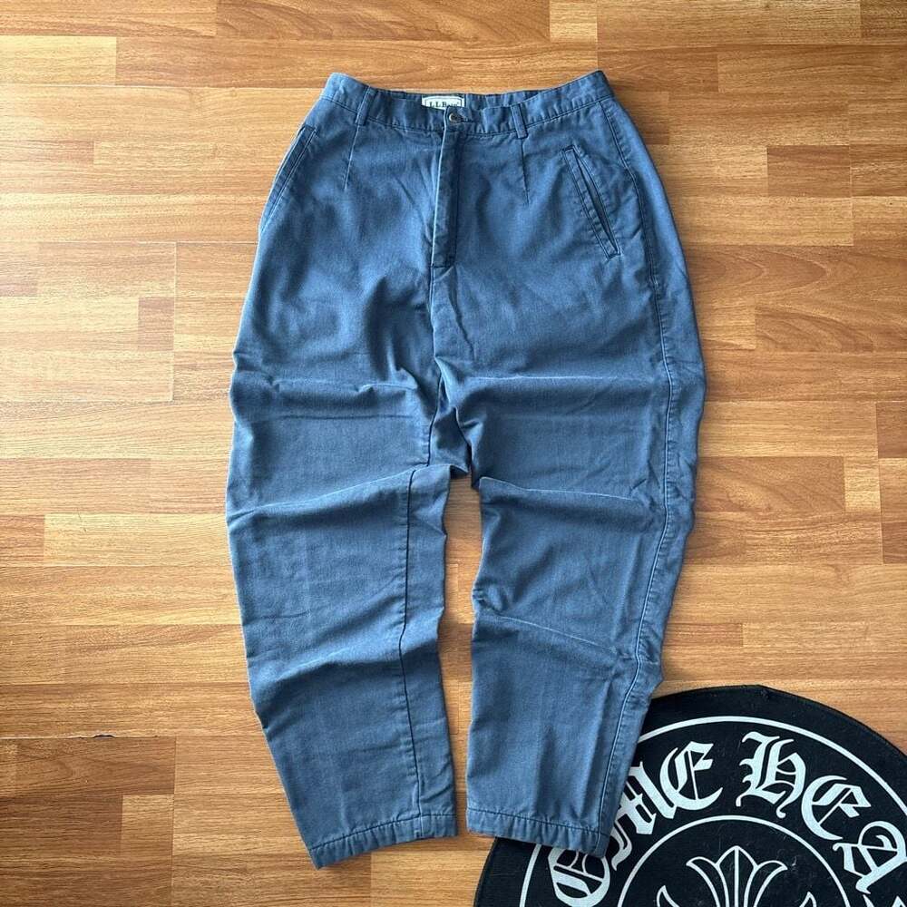 L.L. Bean Women's Plaid Flannel-Lined Chino Pants Size 10 - Picture 2 of 6